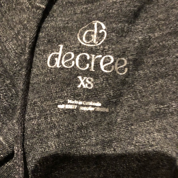 Grey Twist Back Tee - Picture 3 of 3